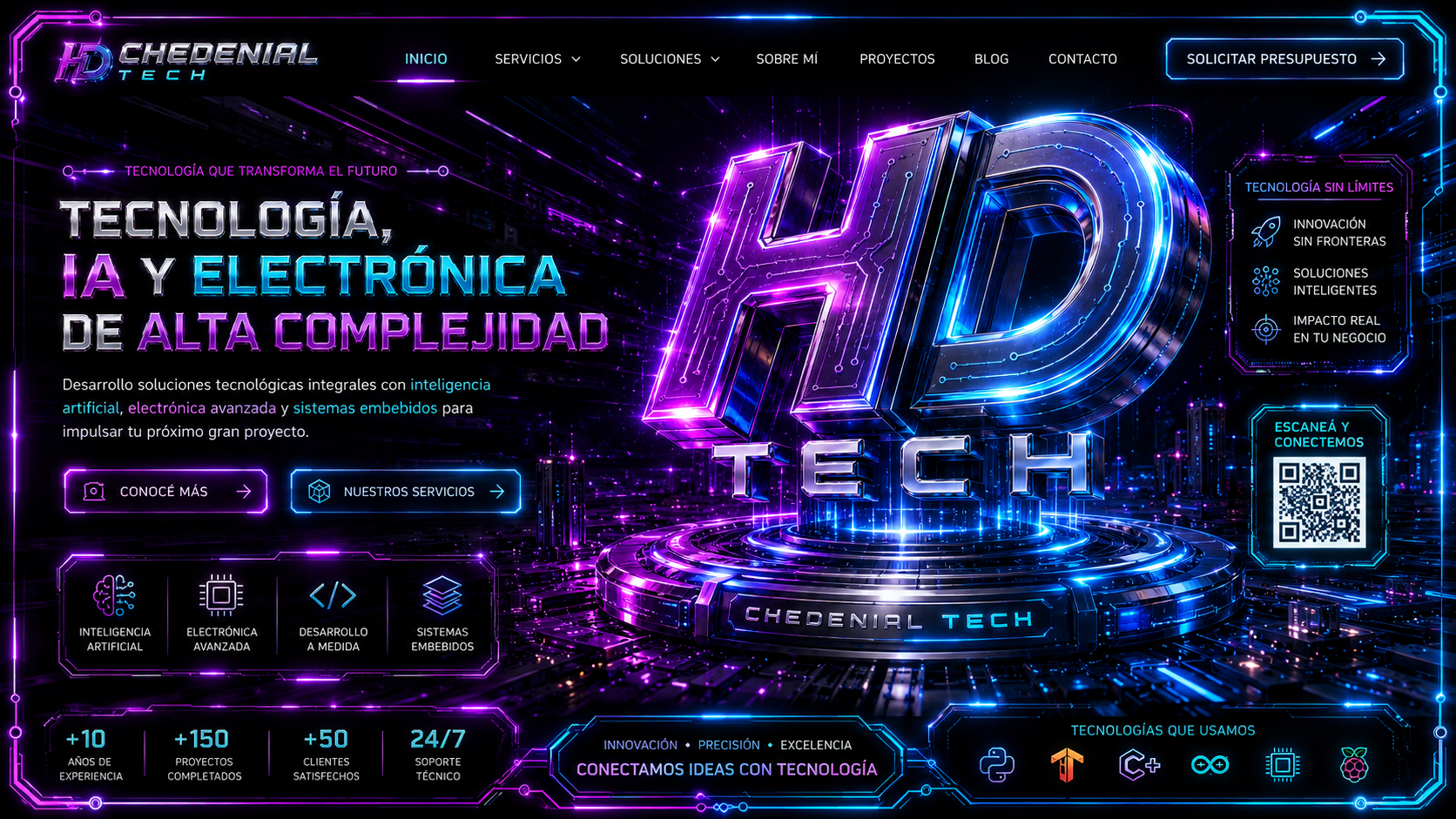 Chedenial Tech: especialista en tecnologías, electrónica y automatización